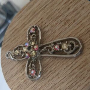 Vintage 1950's Stanhope Cross Pendant